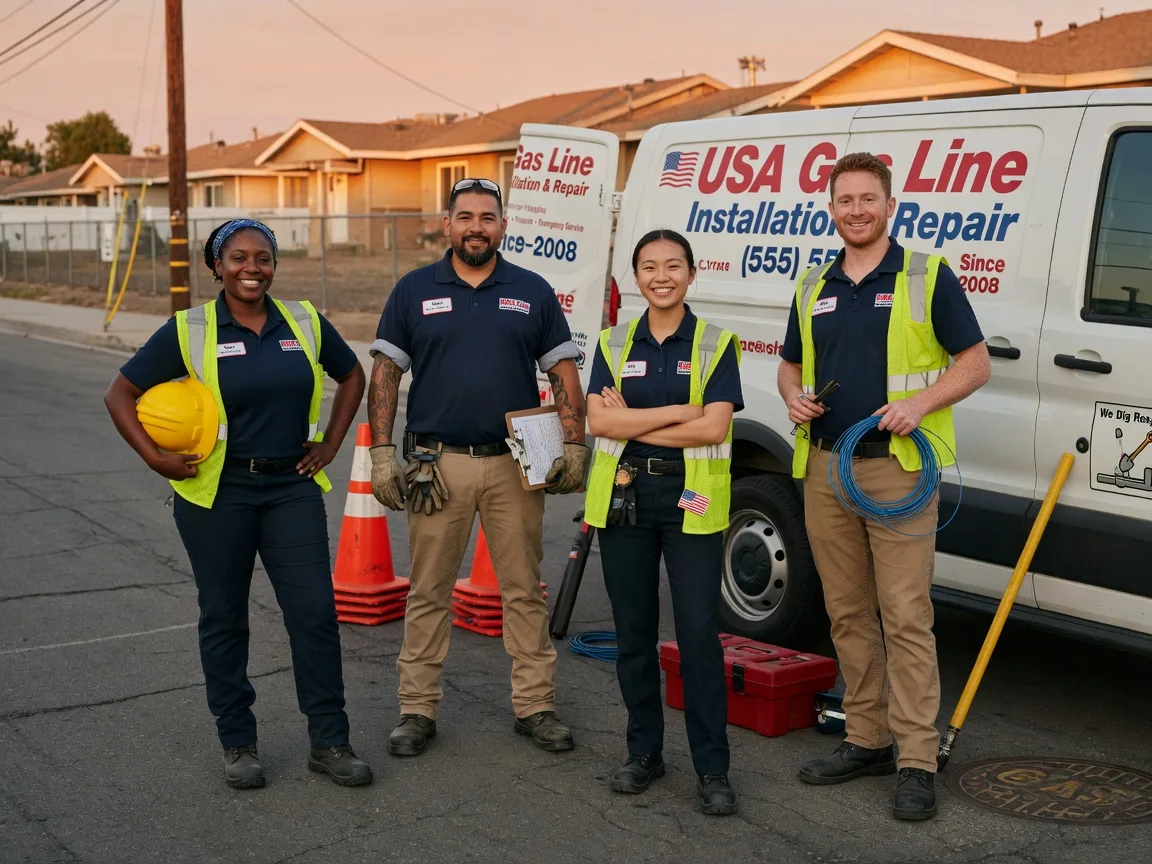 Gas Line Installation company in Martha, OK